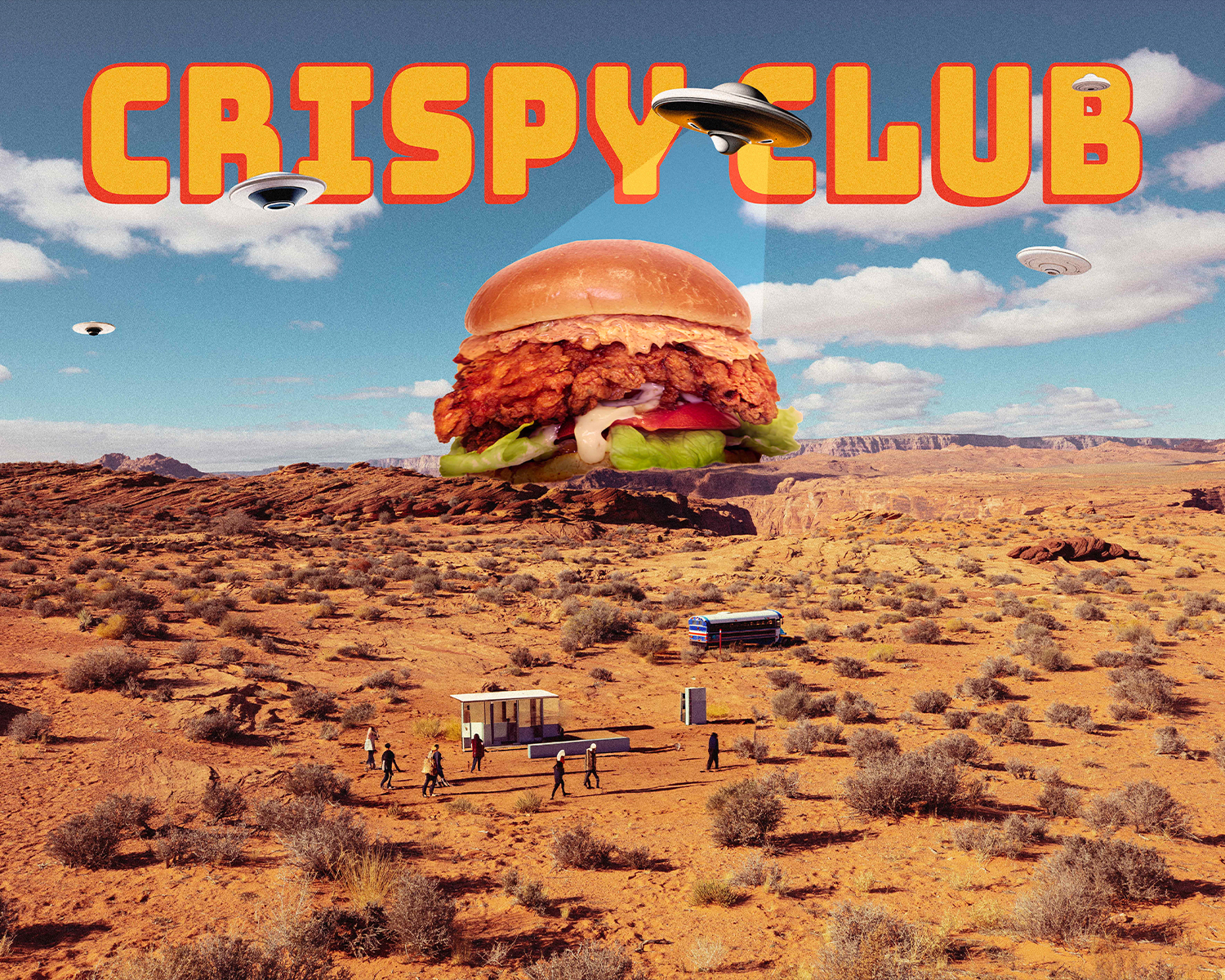 Crispy club branding home